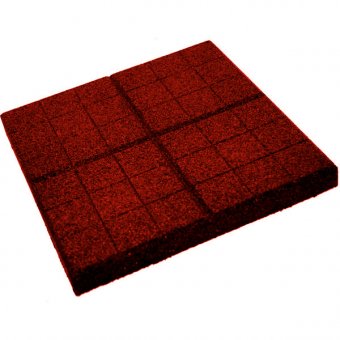 Резиновая плитка «Сетка» 350*350*30 мм